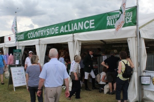 The Countryside Alliance stand at Countryfile Live