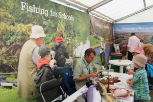 The Fishing for School exhibit on the CA stand 
